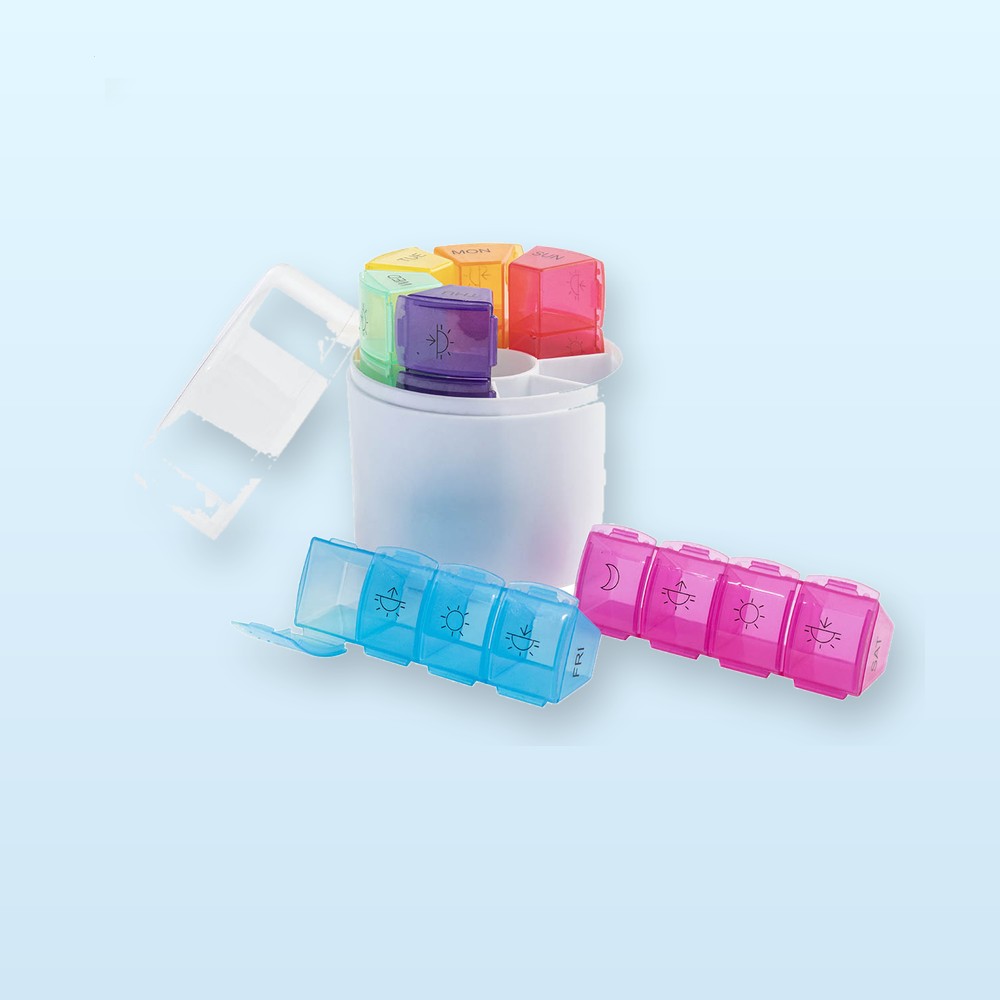 Set porta pillole in ABS riciclato