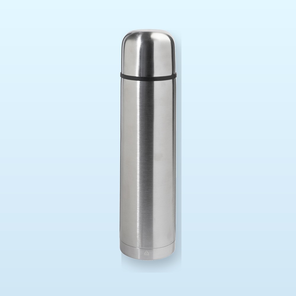 Thermos in acciaio riciclato
