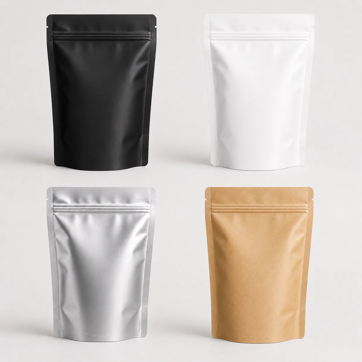 Buste Doypack con zip - Opaco